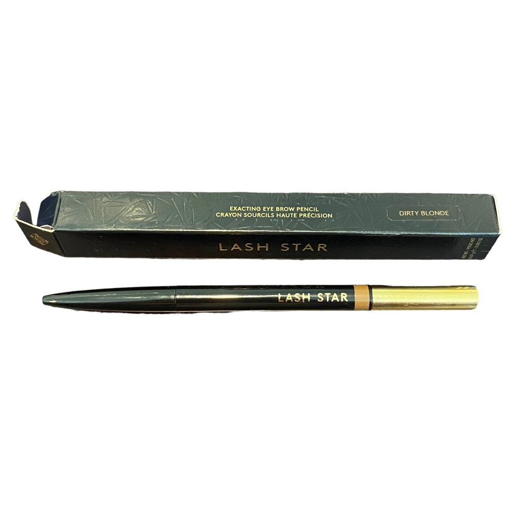 Lash Star Dirty Blonde Exacting Eyebrow Pencil New - Picture 3 of 5
